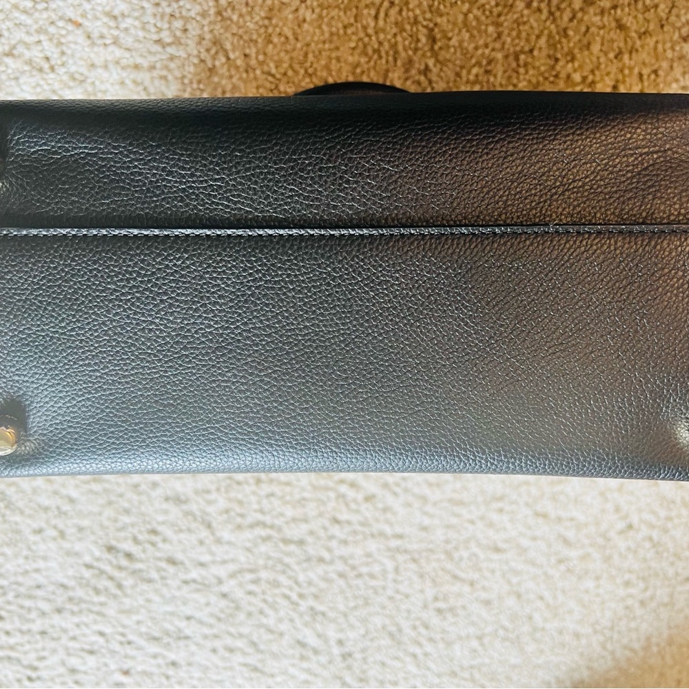 Coach Turlock Black Pebble Leather Borough Bag NWOT - Picture 6 of 6